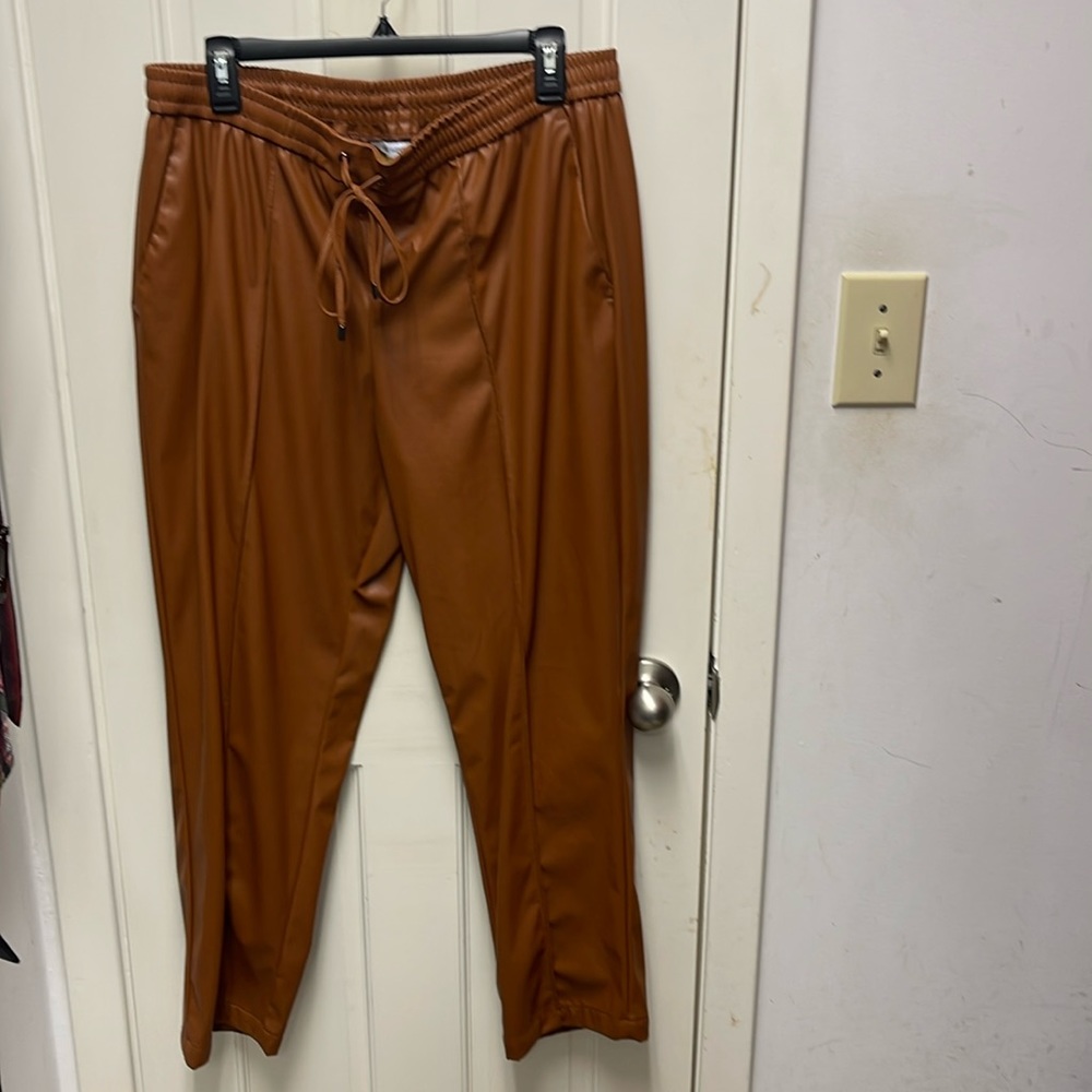 Nine West Faux leather pants